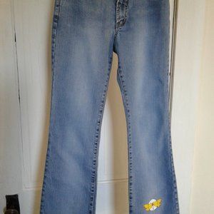 Womens Hand Painted  size 5/6 EXSPRESSJEANS
